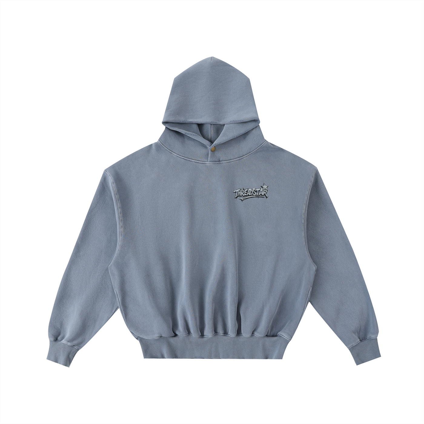 ThreadStar Frayed Enzyme Washed Hoodie