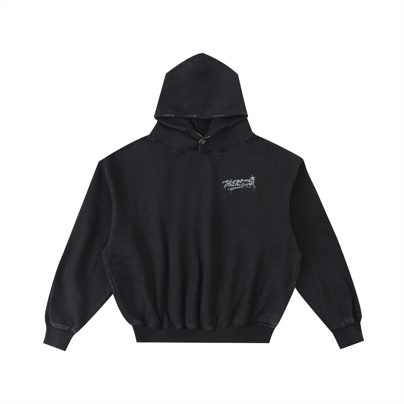ThreadStar Frayed Enzyme Washed Hoodie