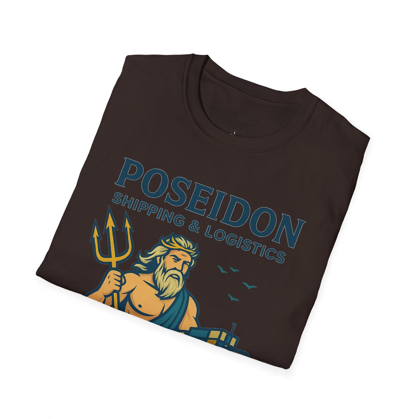 Poseidon Shipping T-Shirt | Delivering Waves Worldwide
