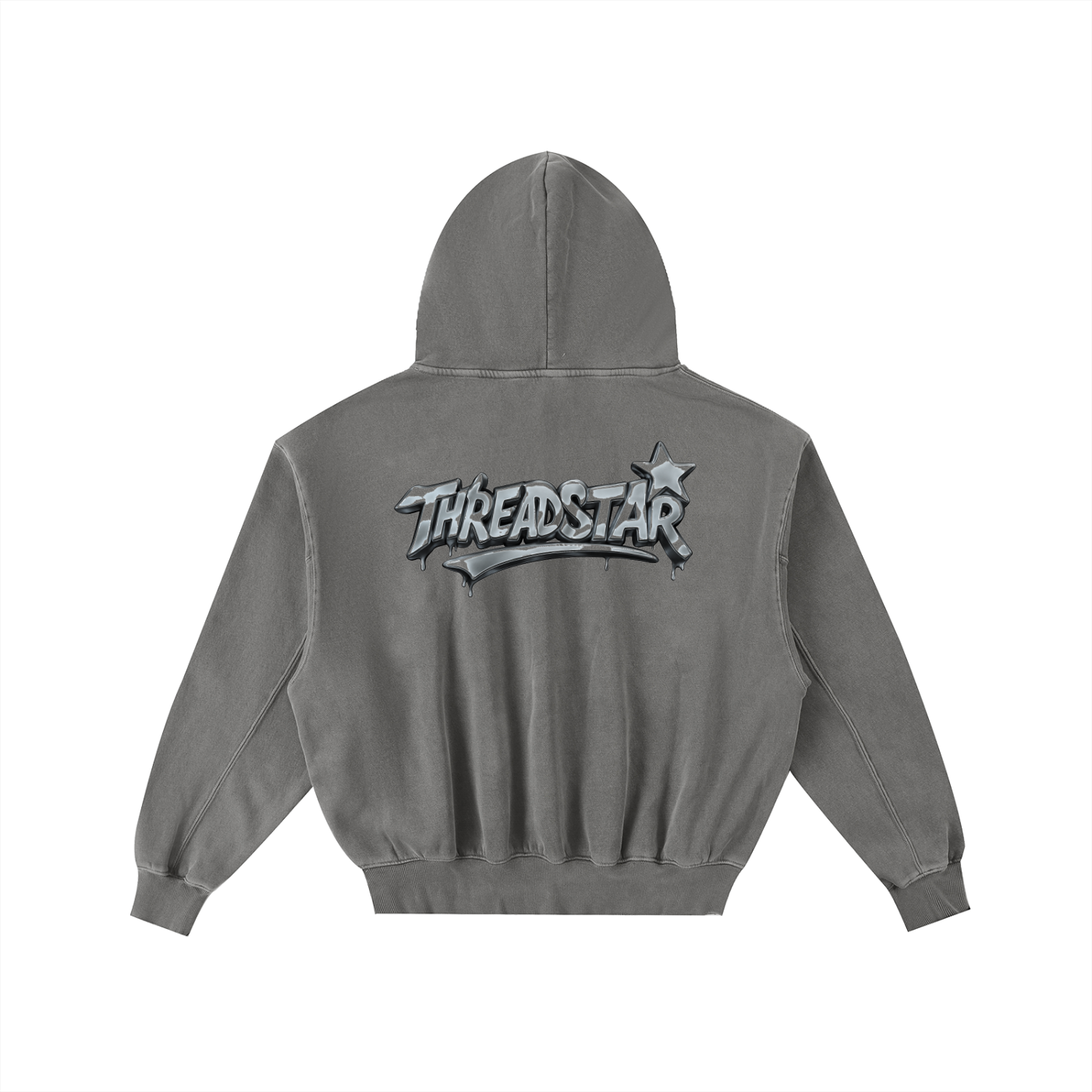 ThreadStar Frayed Enzyme Washed Hoodie