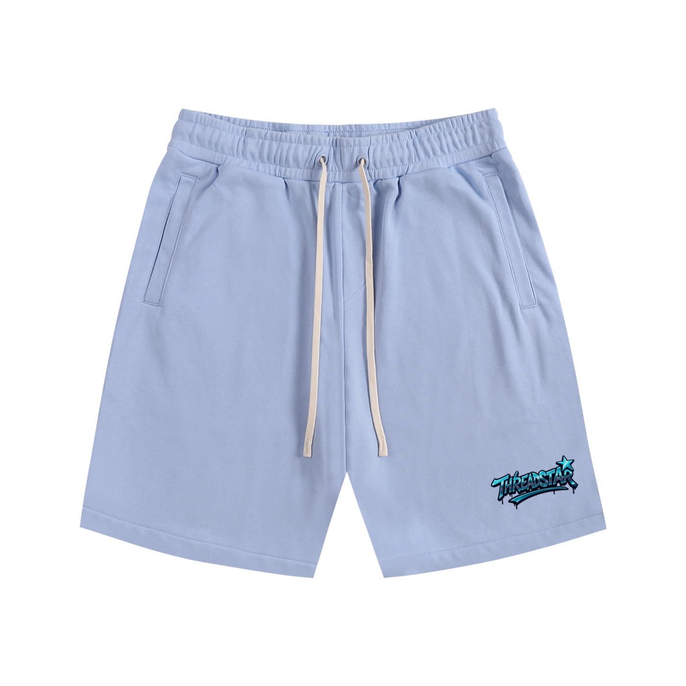 ThreadStar Chrome Blue Cotton Shorts