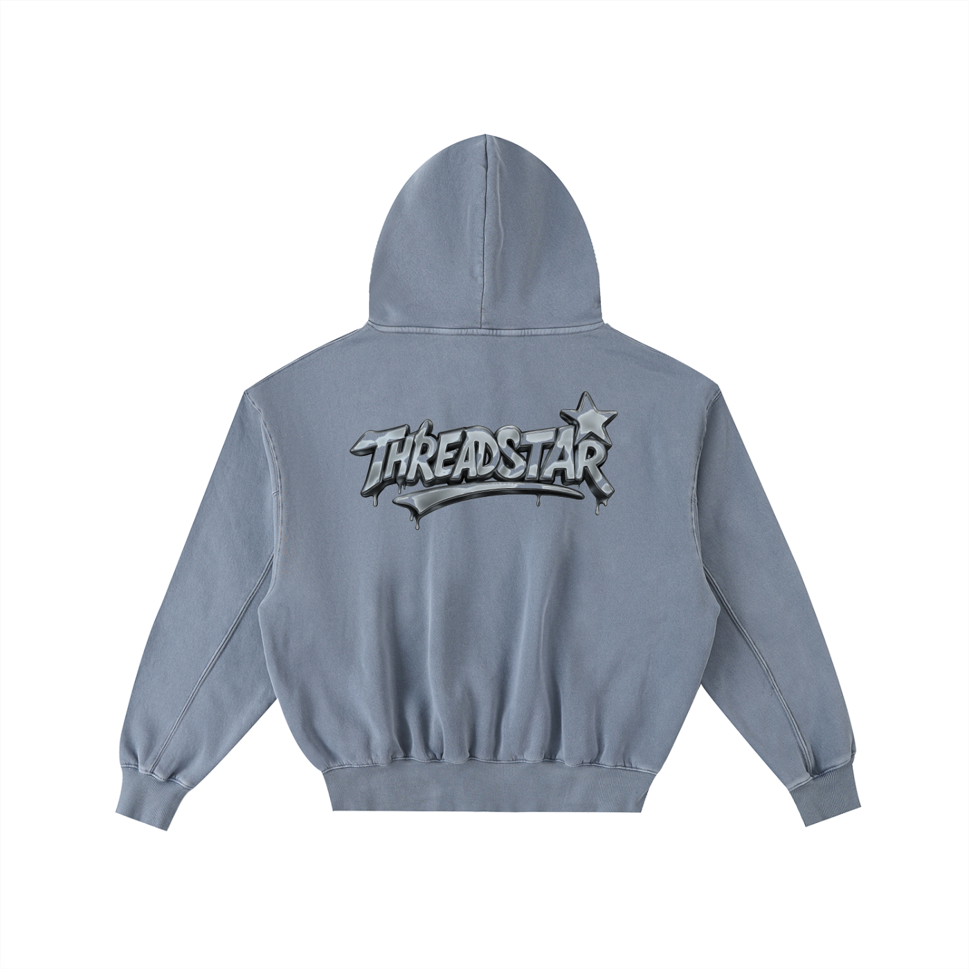 ThreadStar Frayed Enzyme Washed Hoodie