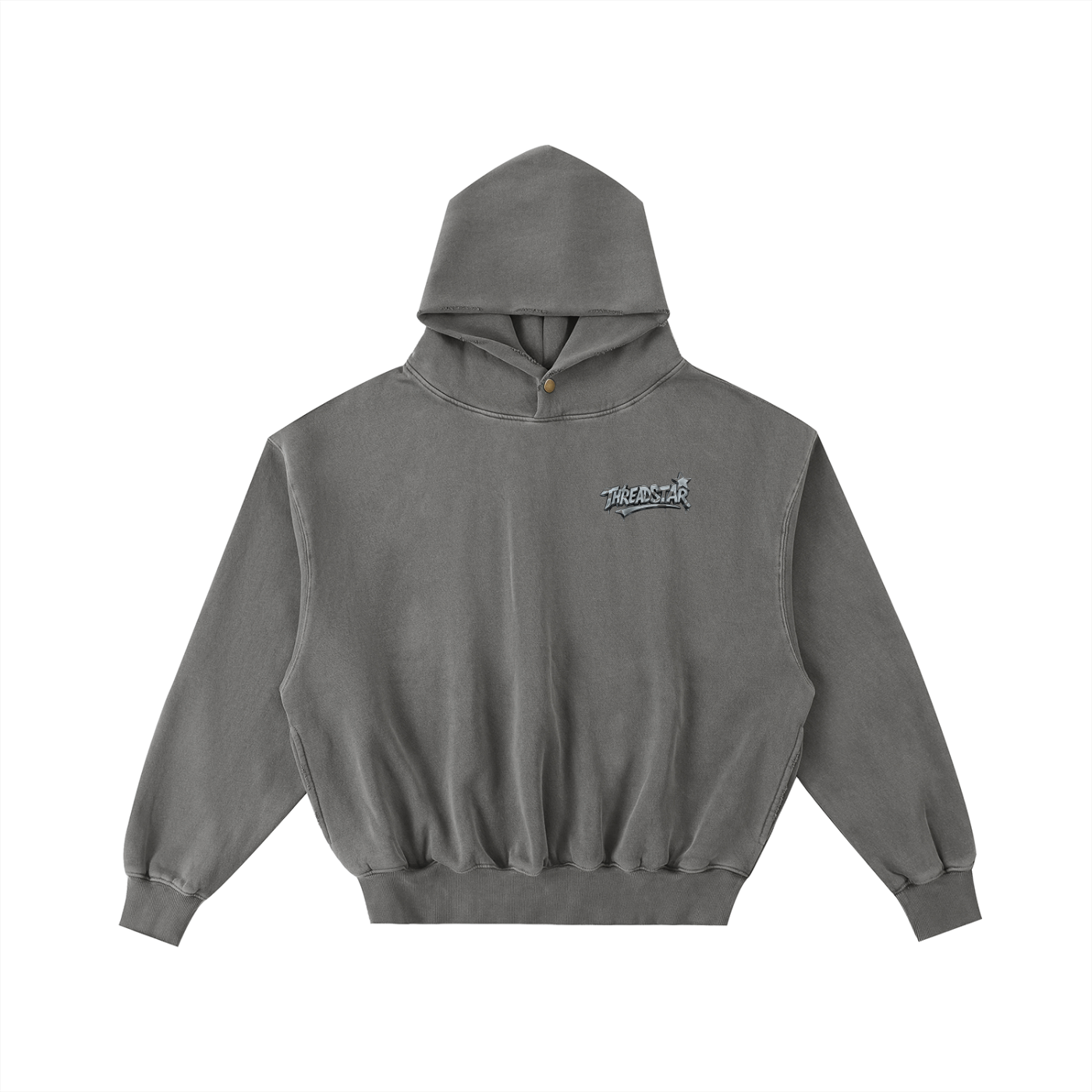 ThreadStar Frayed Enzyme Washed Hoodie