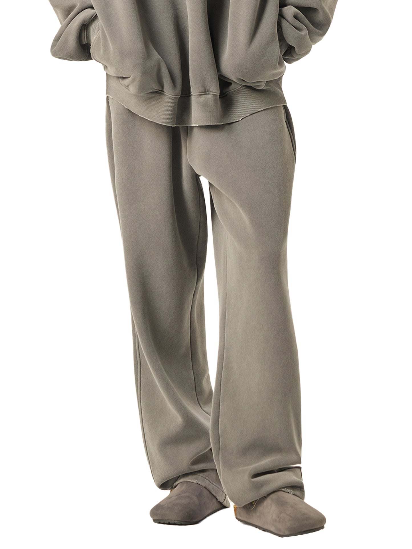 ThreadStar Plain Frayed Enzyme Washed Sweatpants
