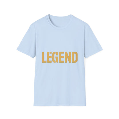 Legendary Unisex Softstyle T-Shirt | Inspirational Graphic Tee | Perfect Gift for Legends | Casual Wear | Motivational Apparel