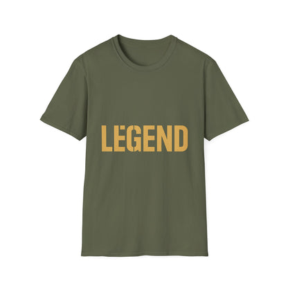 Legendary Unisex Softstyle T-Shirt | Inspirational Graphic Tee | Perfect Gift for Legends | Casual Wear | Motivational Apparel