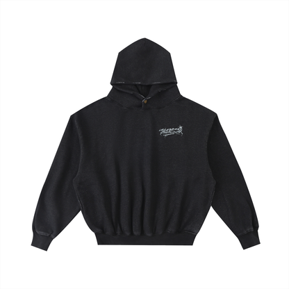 ThreadStar Frayed Enzyme Washed Hoodie