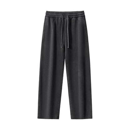 ThreadStar Plain Frayed Enzyme Washed Sweatpants