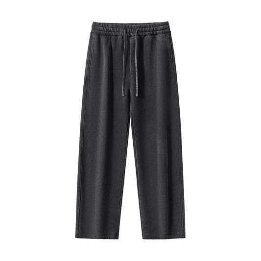 ThreadStar Plain Frayed Enzyme Washed Sweatpants