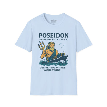 Poseidon Shipping T-Shirt | Delivering Waves Worldwide