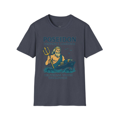 Poseidon Shipping T-Shirt | Delivering Waves Worldwide