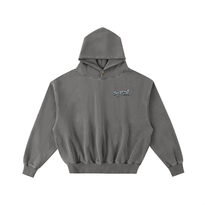 ThreadStar Frayed Enzyme Washed Hoodie